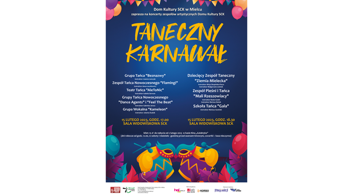 TANECZNY KARNAWAŁ - TANIEC NOWOCZESNY TANECZNY KARNAWAŁ - TANIEC NOWOCZESNY