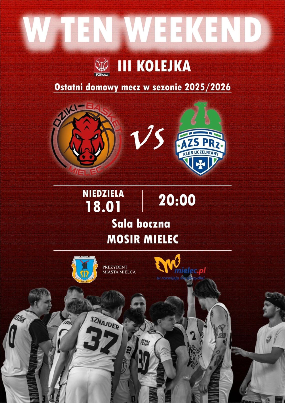 To już dzisiaj. Ostatni domowy mecz  KS Dziki Mielec w sezonie 2025/26