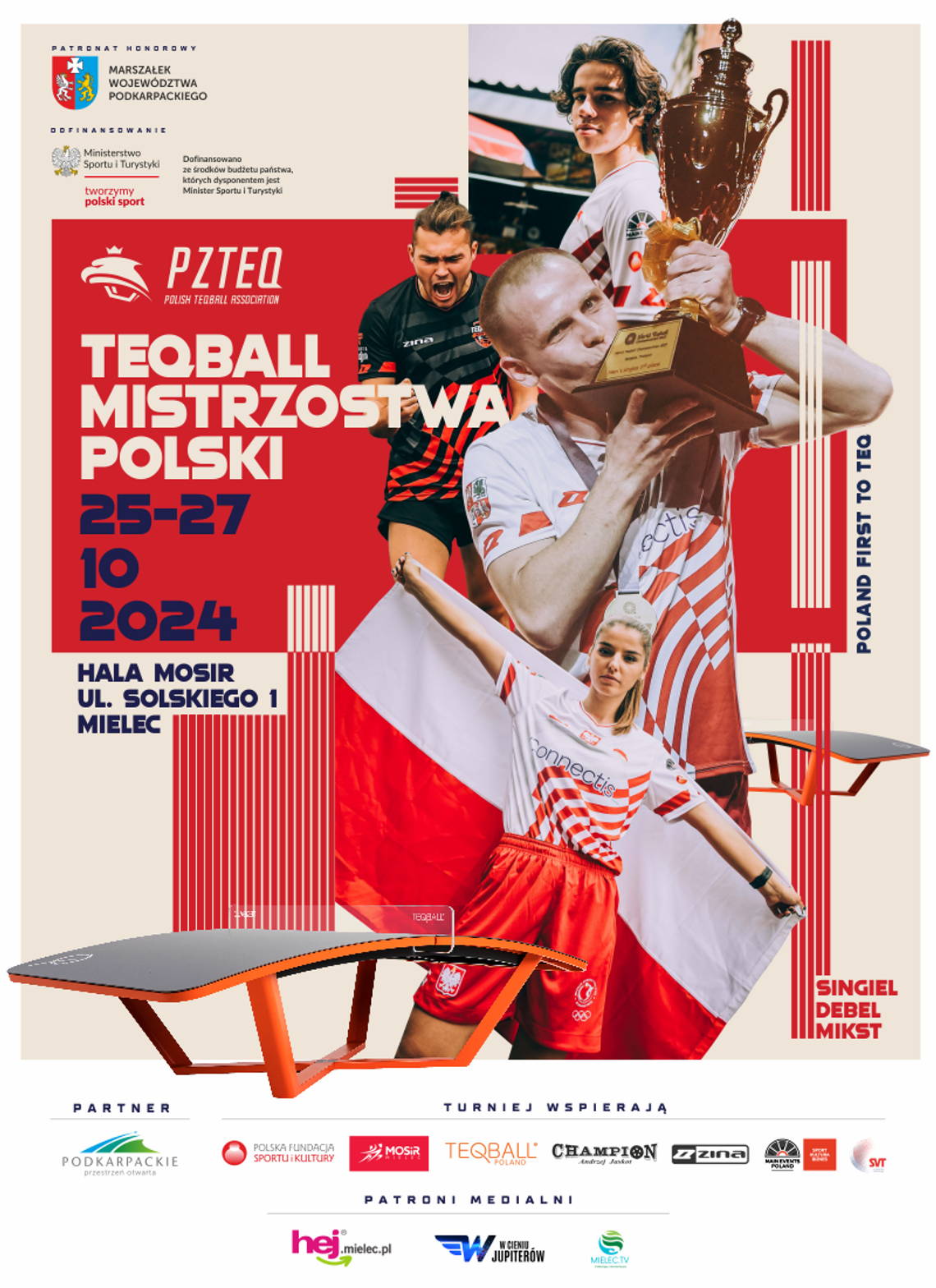 VII Mistrzostwami Polski w Teqball - Mielec 2024