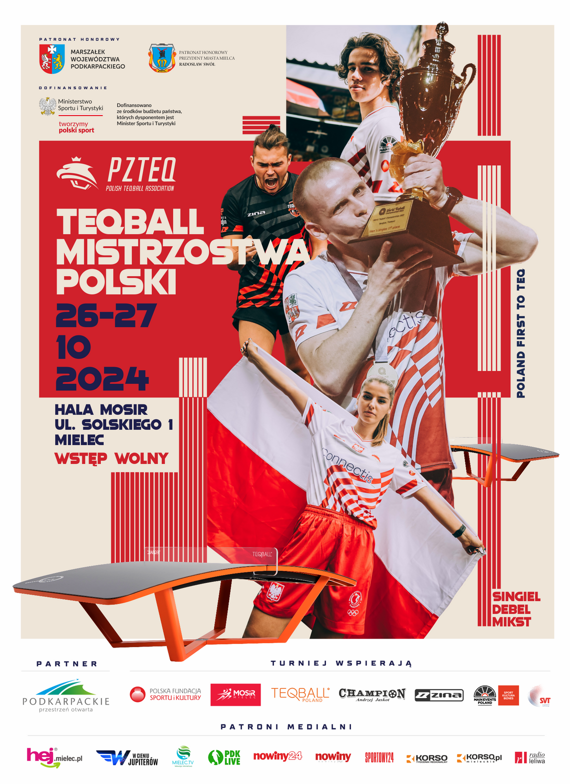 VII Mistrzostwami Polski w Teqball - Mielec 2024