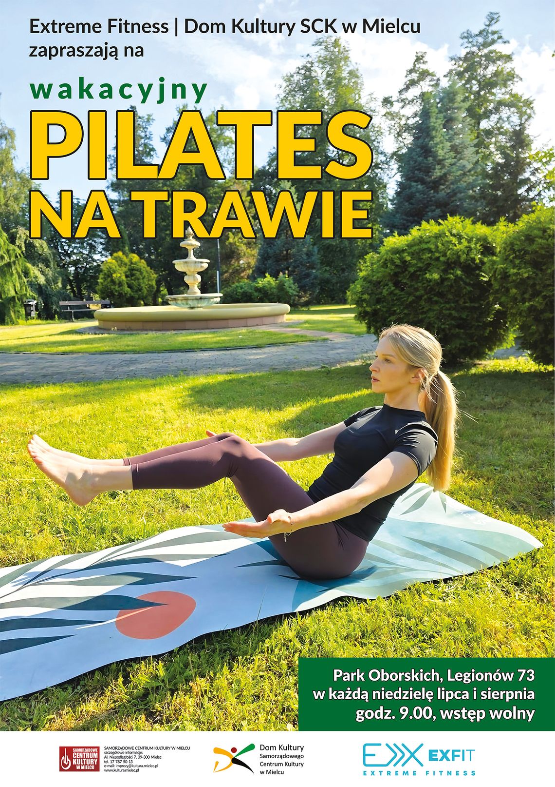 Wakacyjny Pilates na trawie