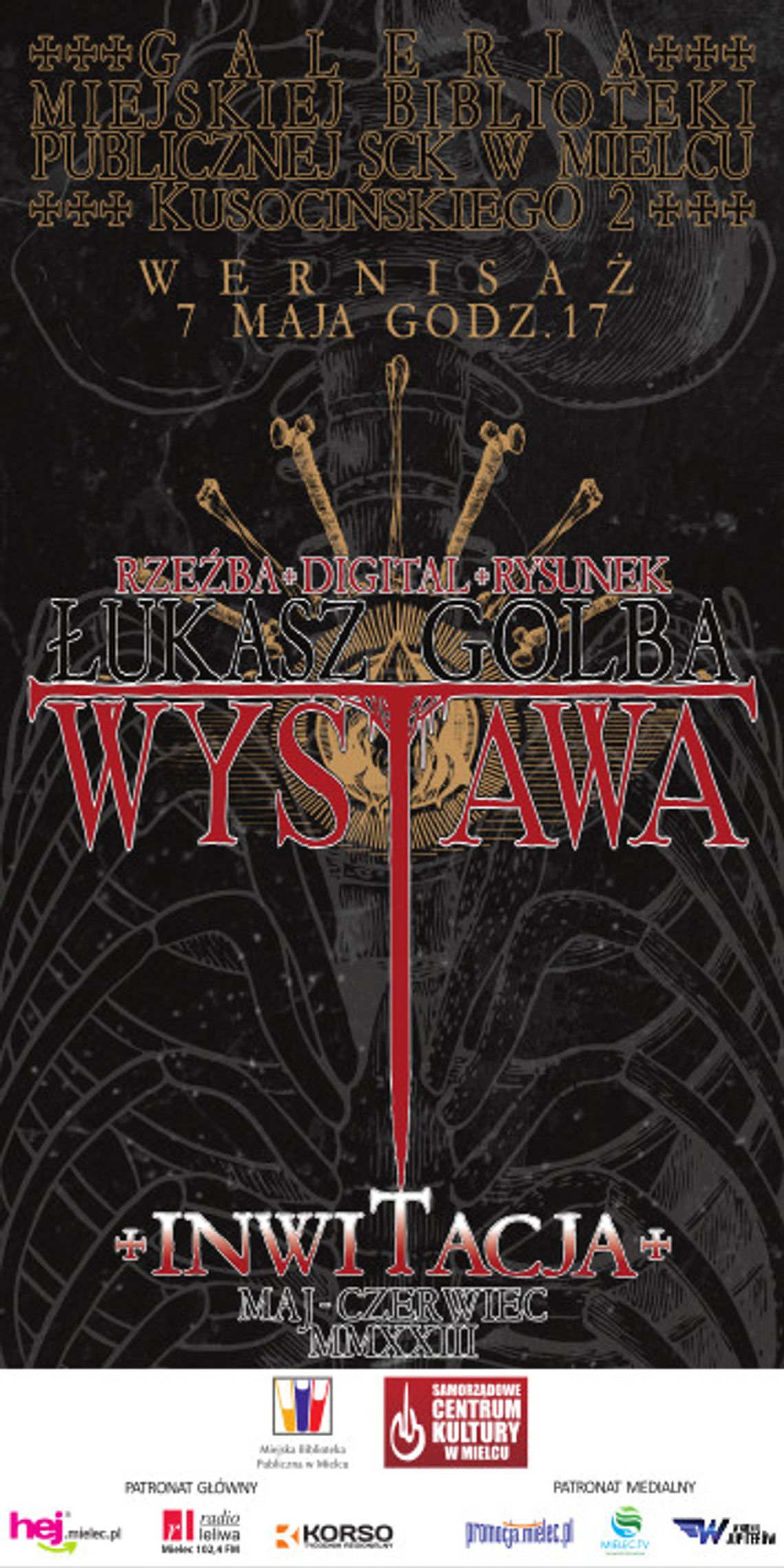 Wernisaż "Rzeźby. Digital. Rysunek." Łukasza Golby [ZAPOWIEDŹ]