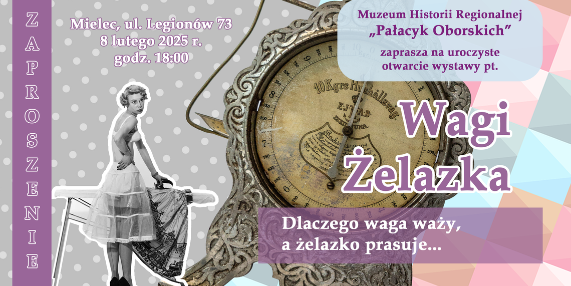 Wernisaż wystawy pt. "Wagi. Żelazka"