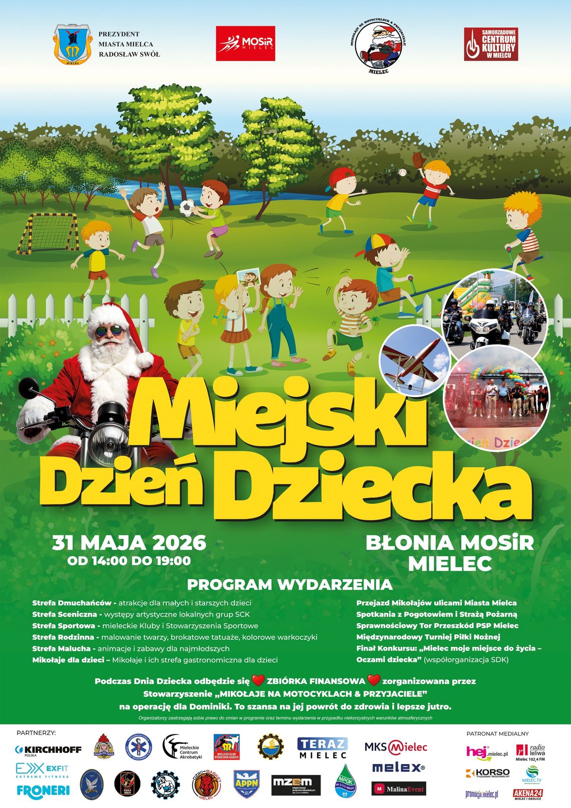 Wielkie święto najmłodszych w Mielcu! Miejski Dzień Dziecka już w najbliższą niedzielę Wielkie święto najmłodszych w Mielcu! Miejski Dzień Dziecka już w najbliższą niedzielę
