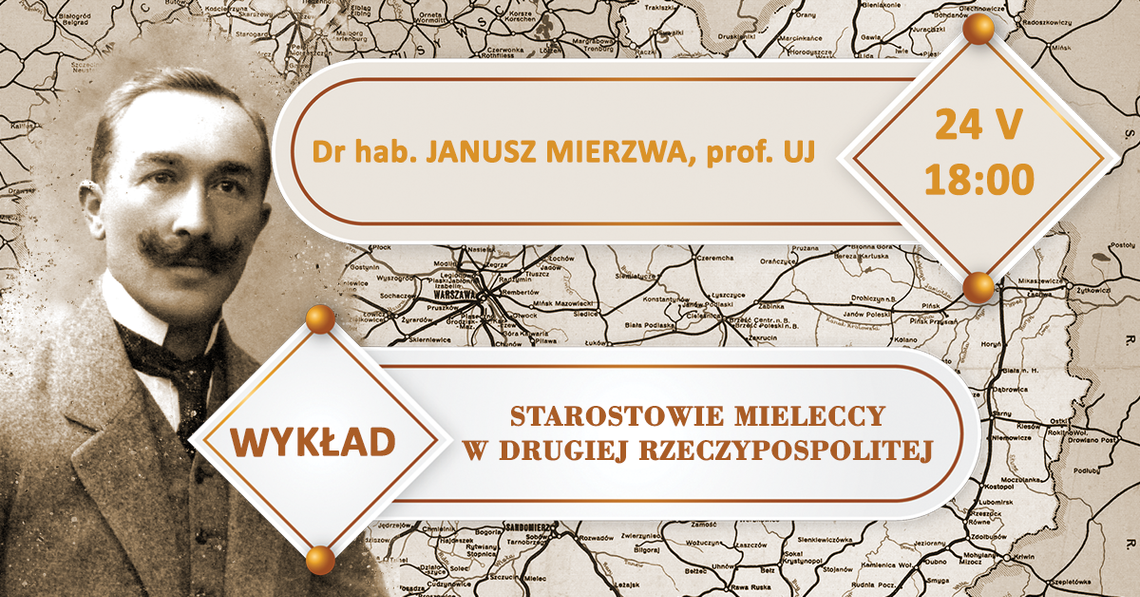 Wykład dra. hab. Janusza Mierzwy prof. UJ „MIELECCY STAROSTOWIE W II RP” w Pałacyku Oborskich w Mielcu Wykład dra. hab. Janusza Mierzwy prof. UJ „MIELECCY STAROSTOWIE W II RP” w Pałacyku Oborskich w Mielcu