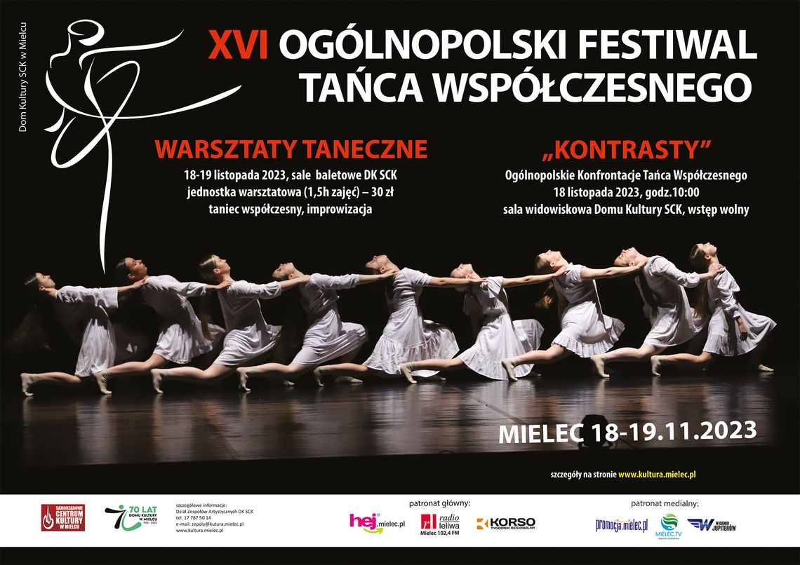 XVI Ogólnopolski Festiwal Tańca Współczesnego XVI Ogólnopolski Festiwal Tańca Współczesnego