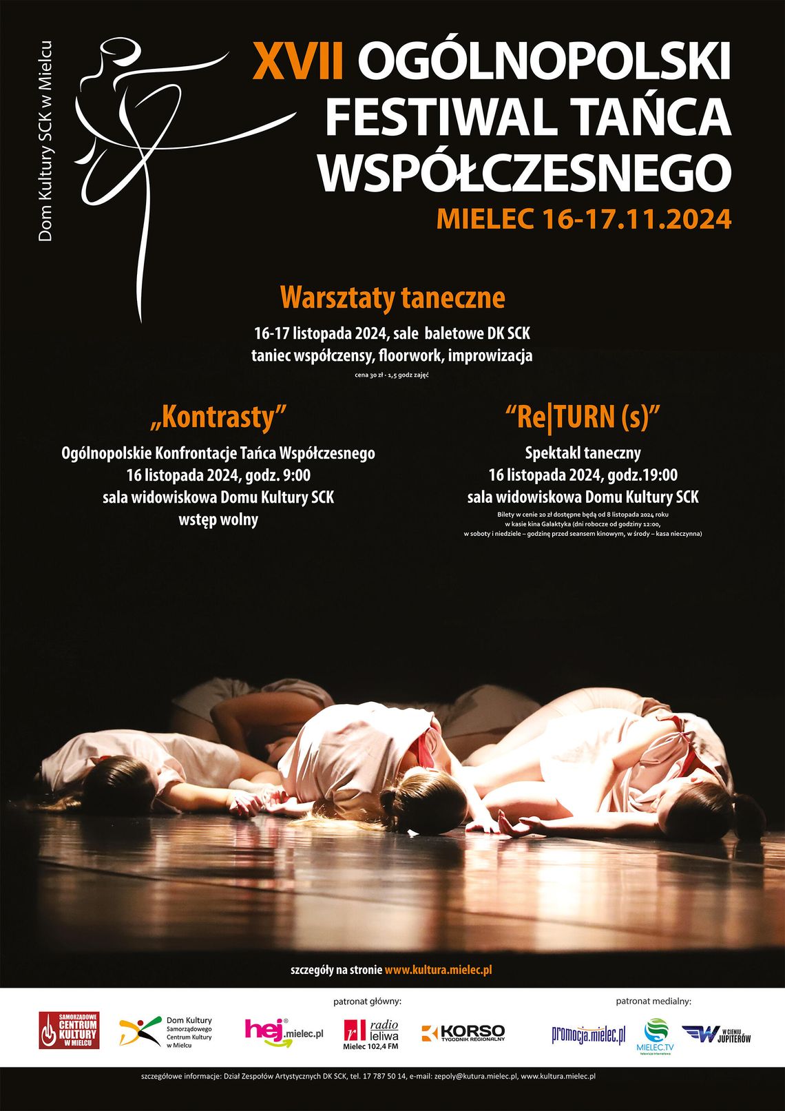 XVII OGÓLNOPOLSKI FESTIWAL TAŃCA WSPÓŁCZESNEG0 XVII OGÓLNOPOLSKI FESTIWAL TAŃCA WSPÓŁCZESNEG0