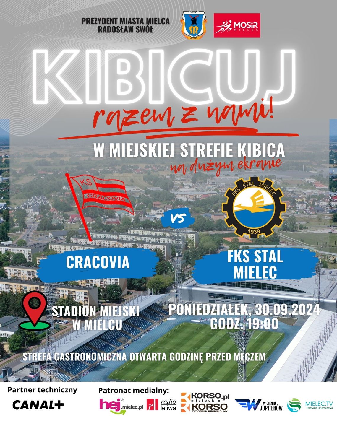 Zapraszamy do Miejskiej Strefy Kibica! Zapraszamy do Miejskiej Strefy Kibica!