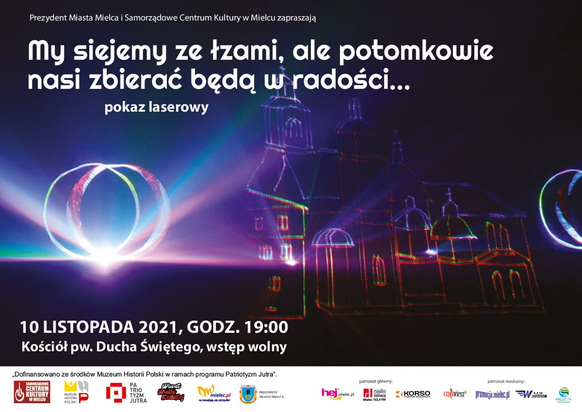 Zapraszamy na laserowy show o historii Polski