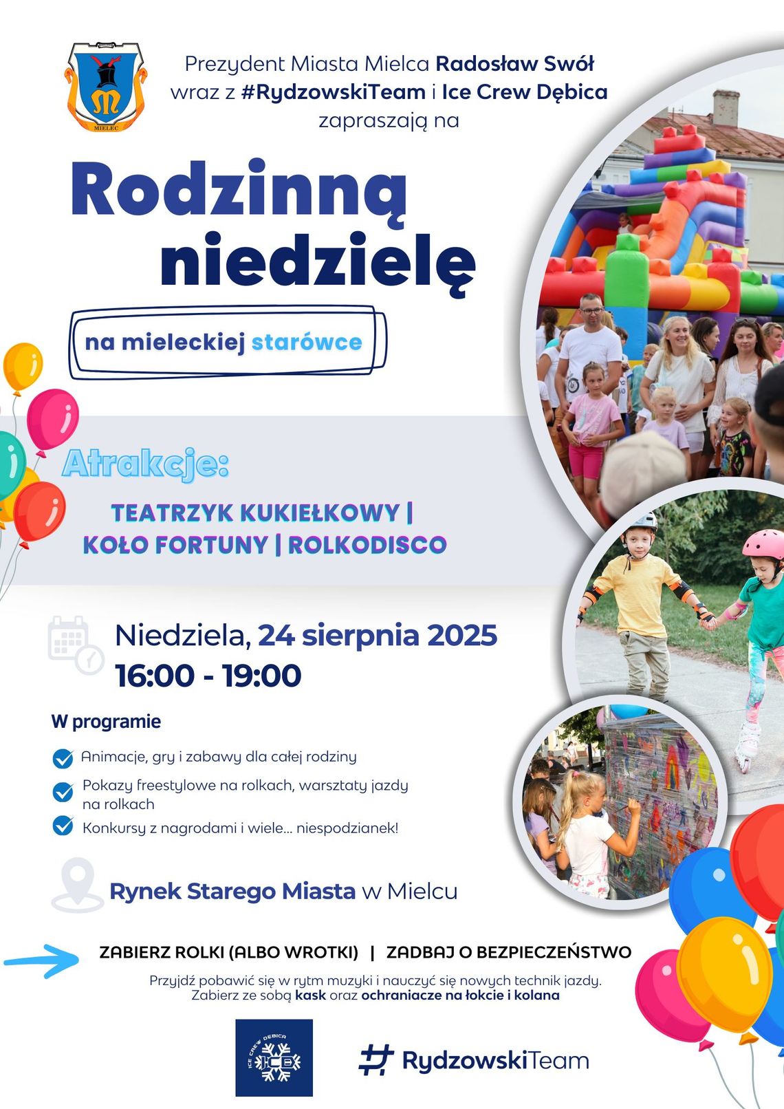 Zapraszamy na "Rodzinną Niedzielę" na mieleckim rynku