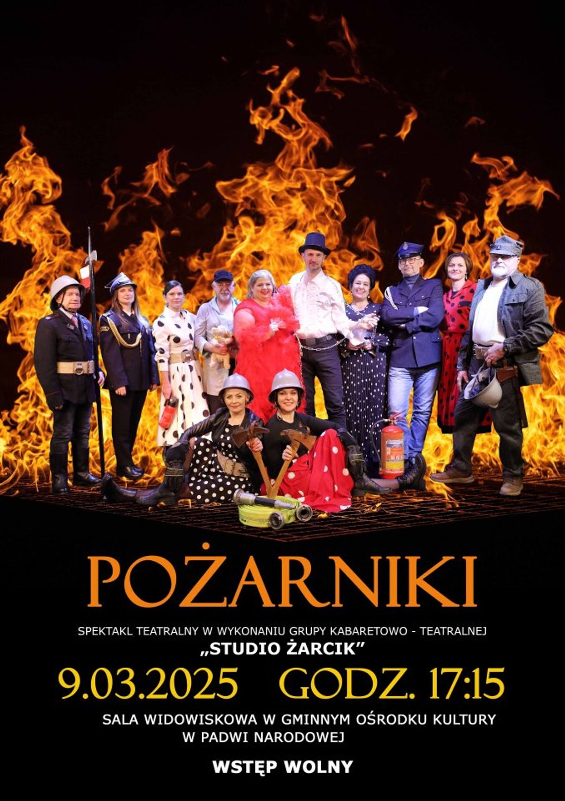 Zapraszamy na spektakl "POŻARNIKI"