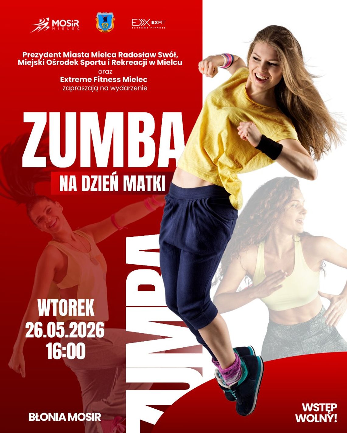 Zumba dla wszystkich mam. MOSiR zaprasza