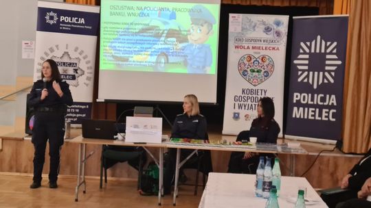 Bezpieczeństwo na wsi. Spotkanie w Woli Mieleckiej. Bezpieczeństwo na wsi. Spotkanie w Woli Mieleckiej.
