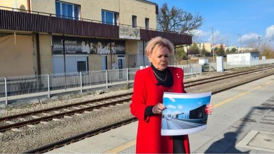 Konferencja prasowa. Nowy dworzec kolejowy w Mielcu. Konferencja prasowa. Nowy dworzec kolejowy w Mielcu.